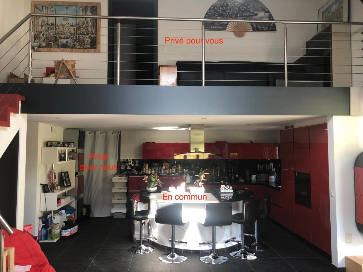 Logement Chez L'Habitant Etage Independant Grône Екстериор снимка